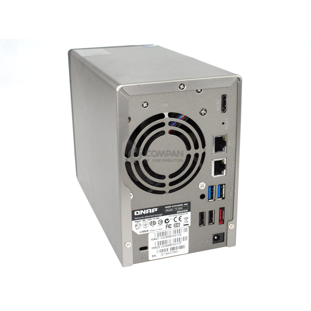 QNAP TS-269L  2-BAY LFF TURBO NAS SERVER